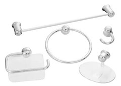 KIT BANHEIRO ABS CROMADO 5 PCS RIO