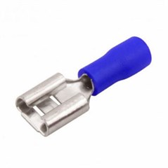TERMINAL FEMEA FIO 1,5-2,5MM AZUL C/100