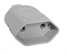PINO FEMEA 10A 2P CINZA (57401/052)
