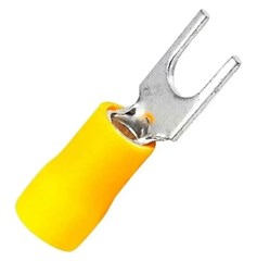 TERMINAL GARFO 4,3MM FIO 4,0-6,0MM AMAR C/100