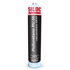 ADESIVO PU 55 366G PRETO SILOC