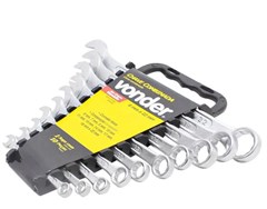 JOGO CHAVES COMBINADAS 6 A 22MM 10PCS CRV FOSCO