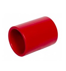 LUVA LISA PVC 3/4 VERMELHA