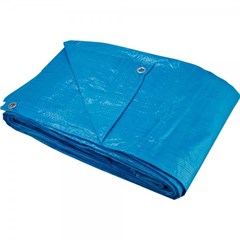 LONA POLIETILENO  4 X 4M AZUL