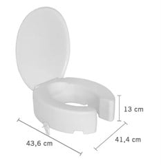 ASSENTO SANIT  ELEVADO 13CM BRANCO