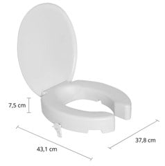 ASSENTO SANIT  ELEVADO 7,5CM BRANCO