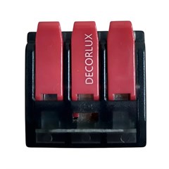 CONECTOR DE EMENDA E DERIV. 0,5-6MM 3P PT/VERM