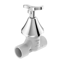 REGISTRO PRESSAO BASETEC PVC 25MM 1/2V ACAB PERTUT