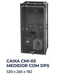 CAIXA MODULAR P/MEDIDOR POLIF.C/SUP.DPS CMI3