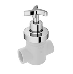 REGISTRO GAVETA BASETEC PVC 25MM 1/4V ACAB PERTUT