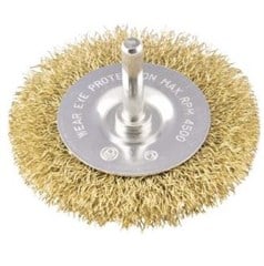 ESCOVA CIRCULAR ROTATIVA 3 X 3/8 HASTE 1/4