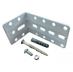 SUPORTE P/ TRILHO CORTINA TIPO RETO C/BUCHA*