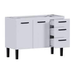 GABINETE ACO P/PIA ATENA 1.20M BRANCO