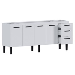 GABINETE ACO P/PIA ATENA 2.00M BRANCO