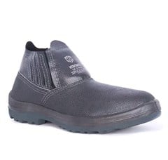 BOTINA COURO ELASTICO BIDENS PU C/BIQ N.38