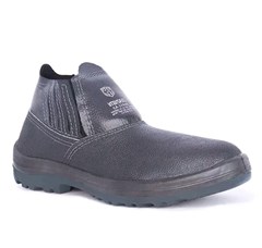 BOTINA COURO ELASTICO BIDENS PU C/BIQ N.44