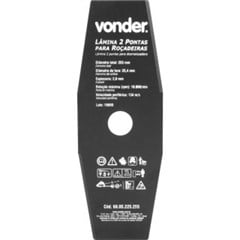 LAMINA 2 PONTAS P/ROCADEIRA 255X25,4X2,0MM