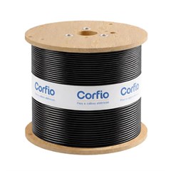 FIO CABO PP 1KV 2X4MM PRETO MT