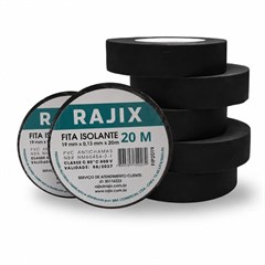 FITA ISOLANTE   19MM X 20M PRETA