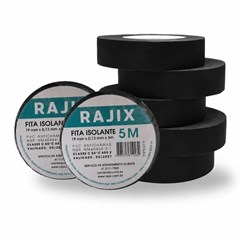 FITA ISOLANTE   19MM X  5M PRETA