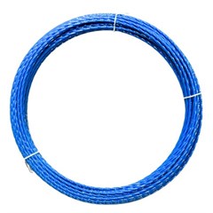PASSA FIO PLASTICO HELICOIDAL 15M AZUL