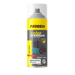 TINTA SPRAY PREMIUM VERNIZ FOSCO 400ML*
