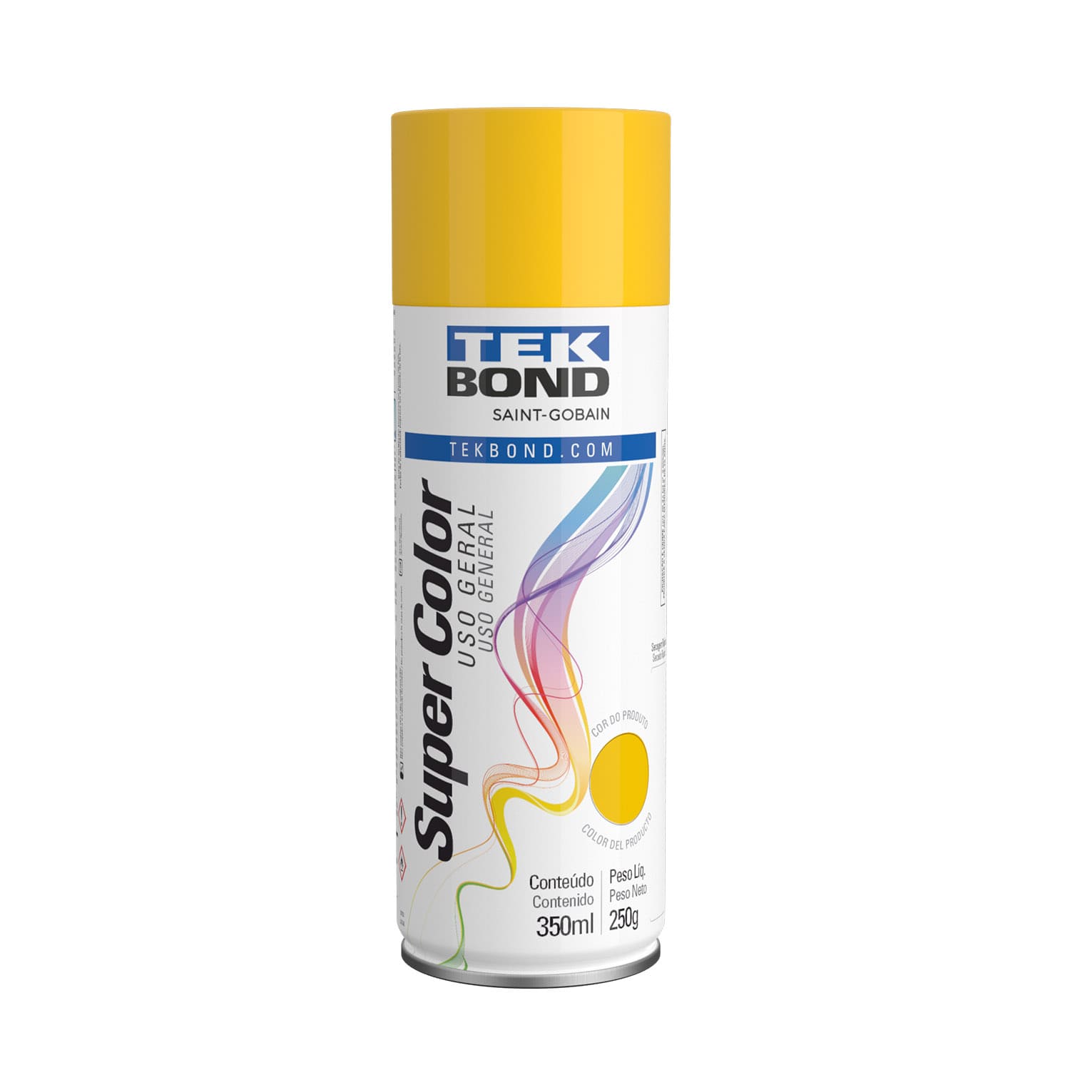TINTA SPRAY  USO GERAL 350ML AMARELO