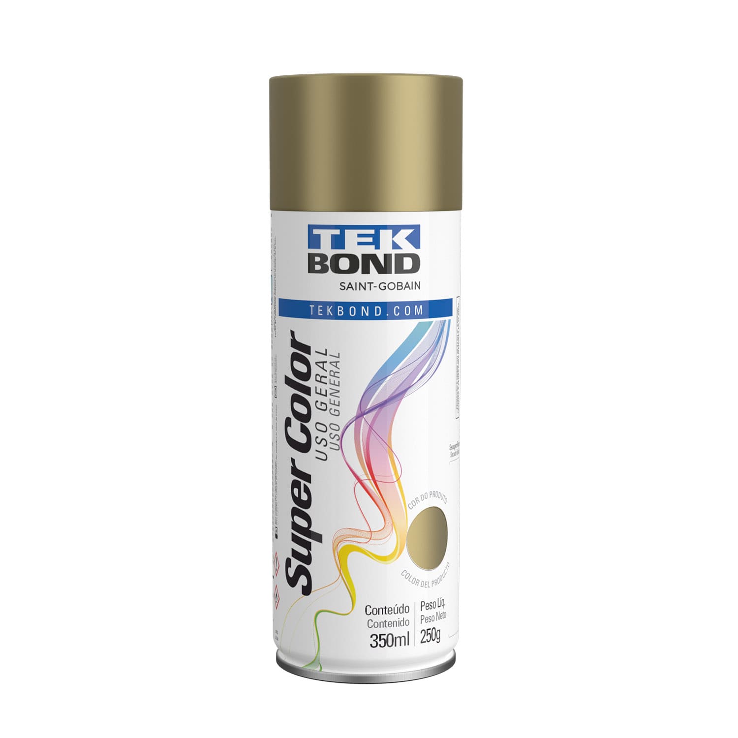 TINTA SPRAY  USO GERAL 350ML DOURADO