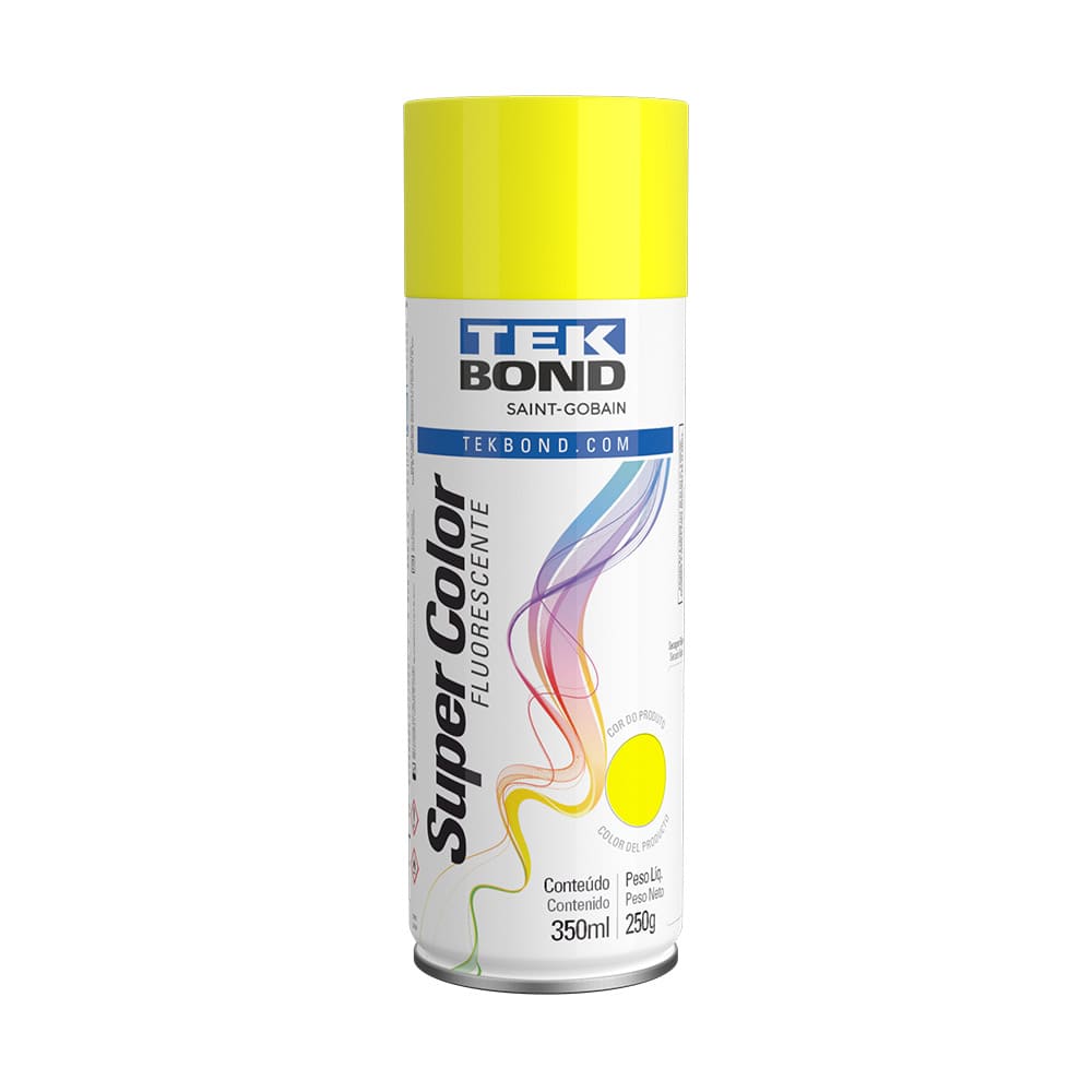 TINTA SPRAY  FLUORESCENTE AMARELO 350ML