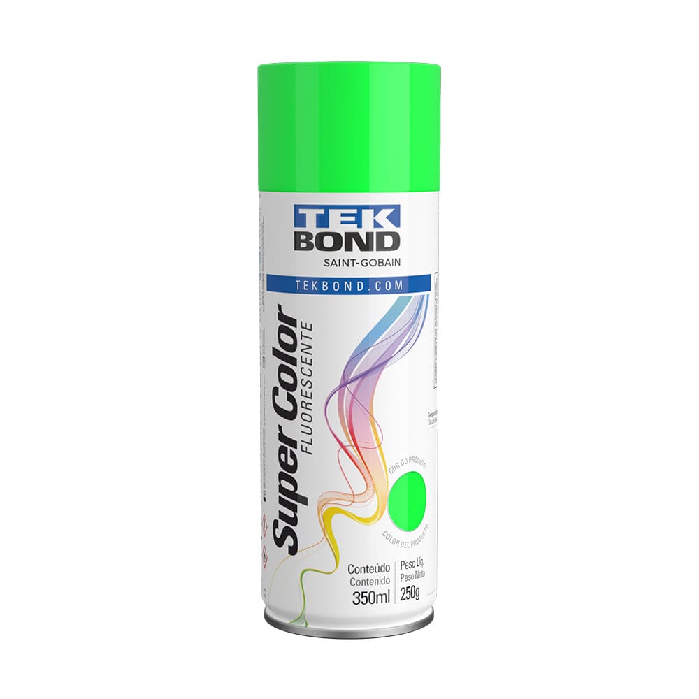 TINTA SPRAY  FLUORESCENTE VERDE 350ML