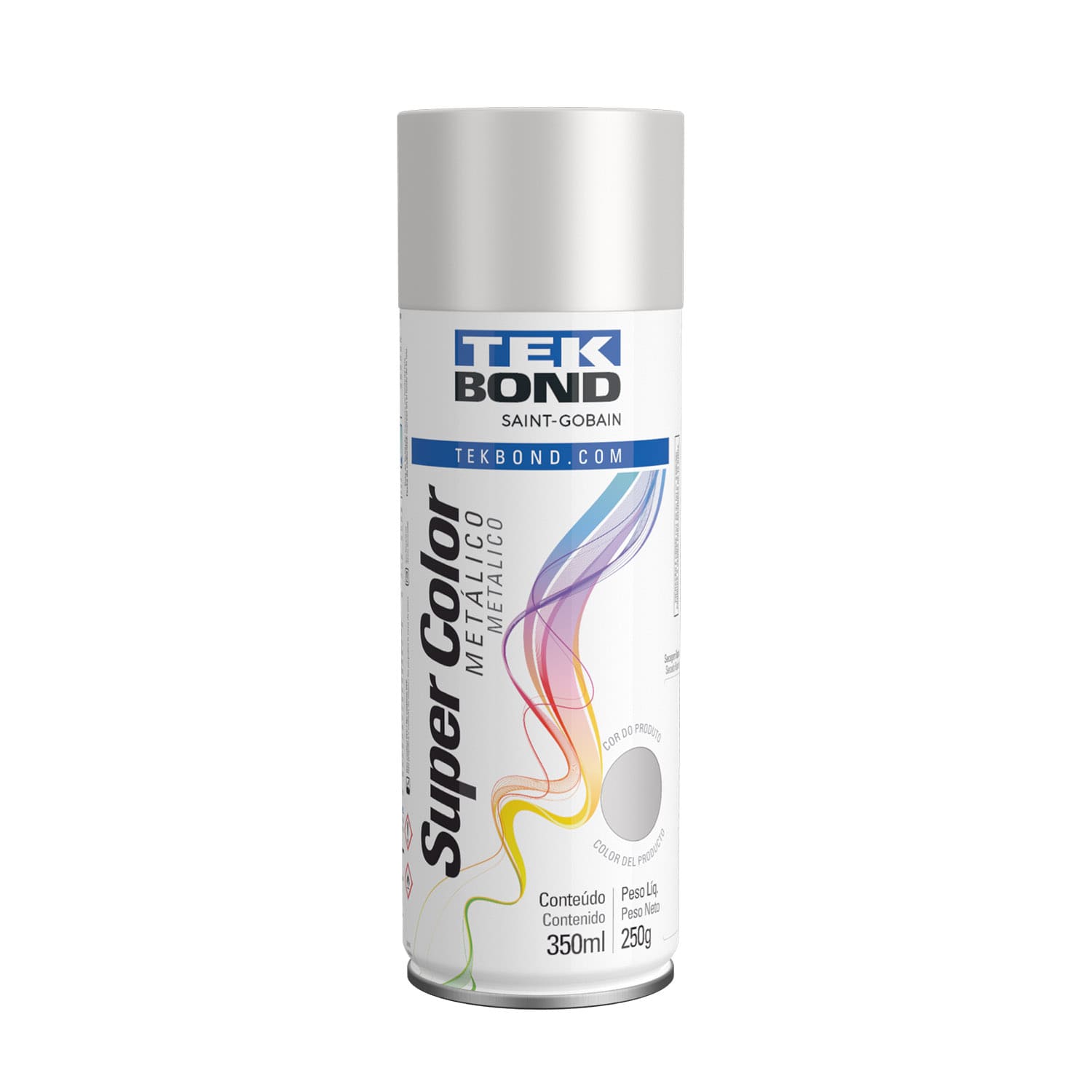 TINTA SPRAY  METALICO 350ML PRATA