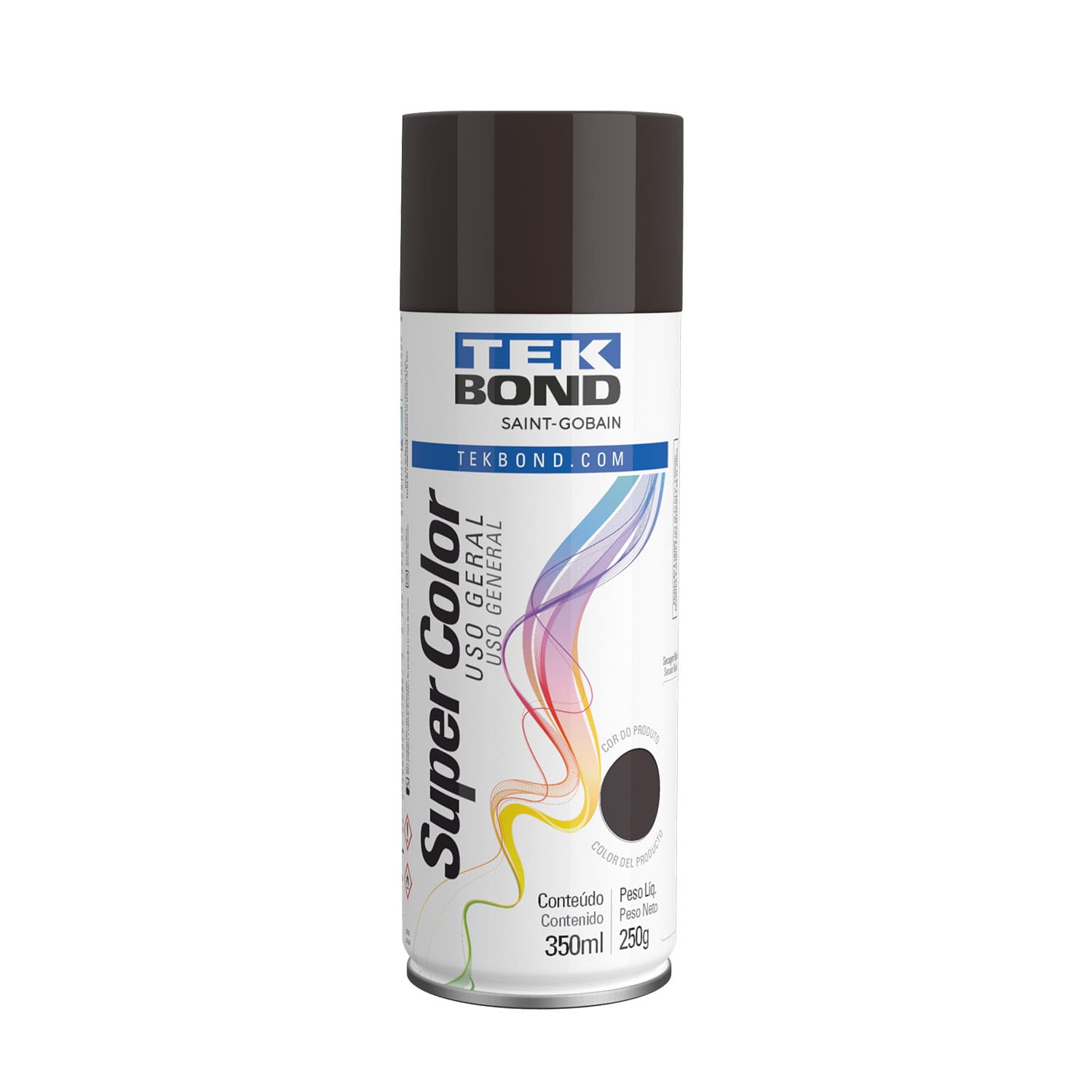 TINTA SPRAY  USO GERAL 350ML MARROM