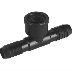 TEE MANG ROSCA INT. PRETO  3/4 (TE52N)
