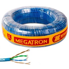 FIO P/ ALARME/CFTV/REDE AZUL 4PX0.50MM 24 AWG 100M