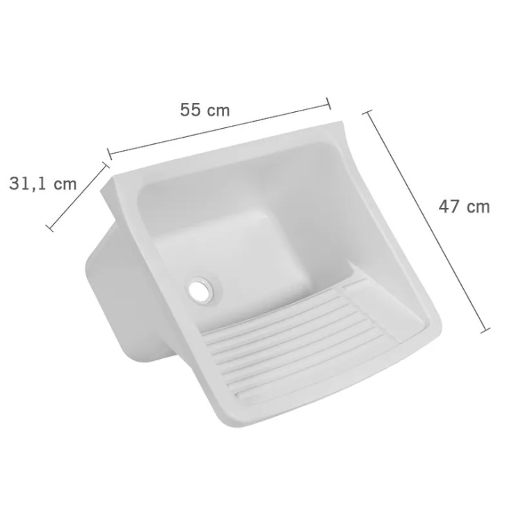 TANQUE PLASTICO 34L BRANCO
