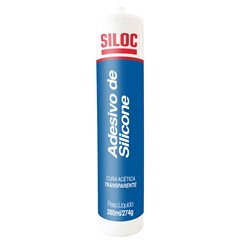 ADESIVO SILICONE ACETICO 274G INCOLOR SILOC