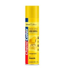 TINTA SPRAY USO GERAL 400ML AMARELO