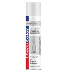 TINTA SPRAY USO GERAL 400ML BRANCO BRILHANTE