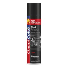 TINTA SPRAY ALTA TEMP. 350ML PRETO FOSCO
