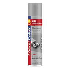 TINTA SPRAY ALTA TEMP. 350ML ALUMINIO FOSCO