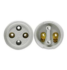 TOMADA POLARIZADA PORCELANA 2 X 30A