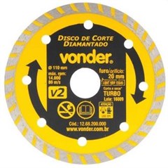 DISCO DIAMANTADO  110MM V2 TURBO