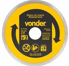 DISCO DIAMANTADO  110MM V1 CONTINUO