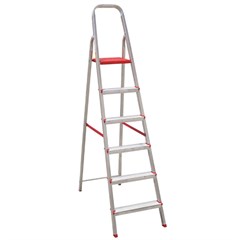 ESCADA ALUMINIO  6 DEGRAUS 1.91M