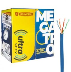 FIO P/ ALARME/CFTV/REDE AZUL 4PX0.50MM 24 AWG 300M