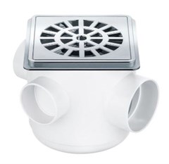 CAIXA SIFONADA QUAD  CROM 100X100X50MM (5259)