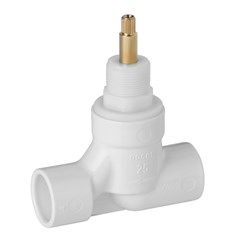 REGISTRO PRESSAO BASETEC PVC 25MM 1/2V S/ACAB