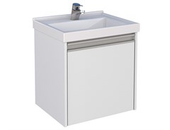 PIA RESINA P/ GABINETE BANH.38CM RUBI BCO