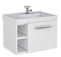 PIA RESINA P/ GABINETE BANH.50CM AMORA BCO