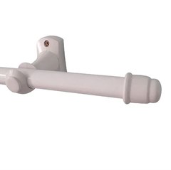 VARAO PARA CORTINA 3M BRANCO C/KIT